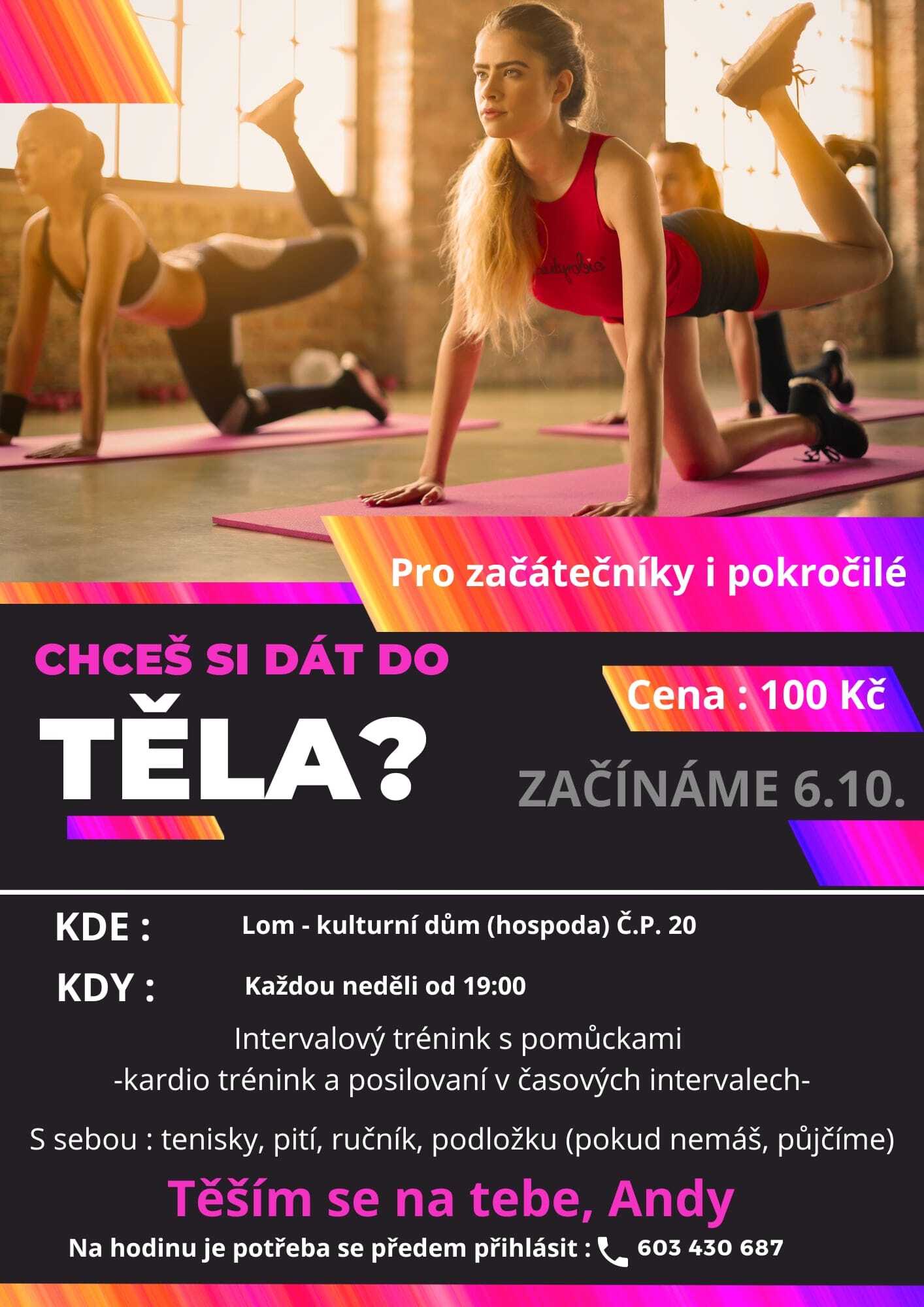 Cvičení v Lomu
