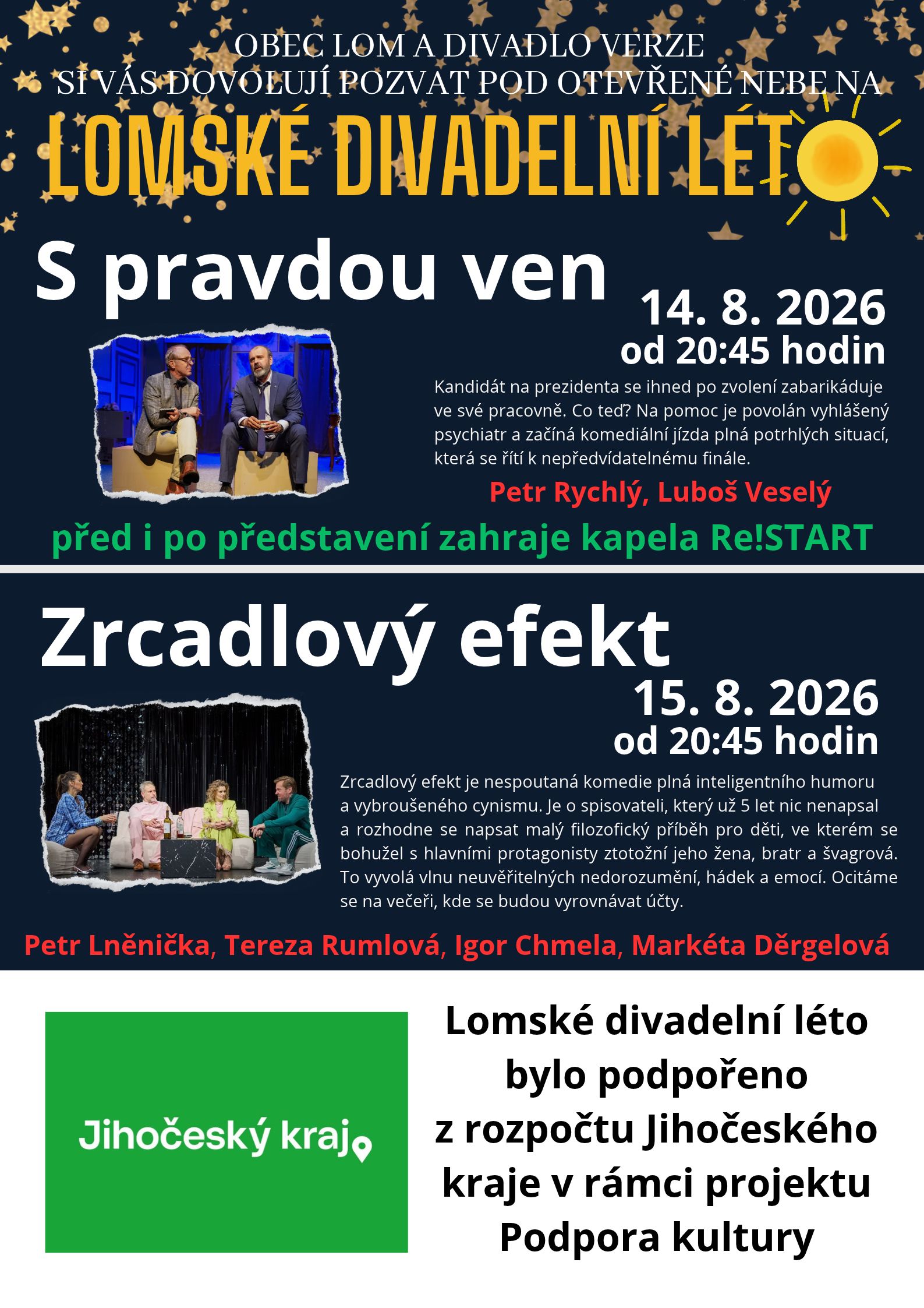 Lomské divadelní léto 2026