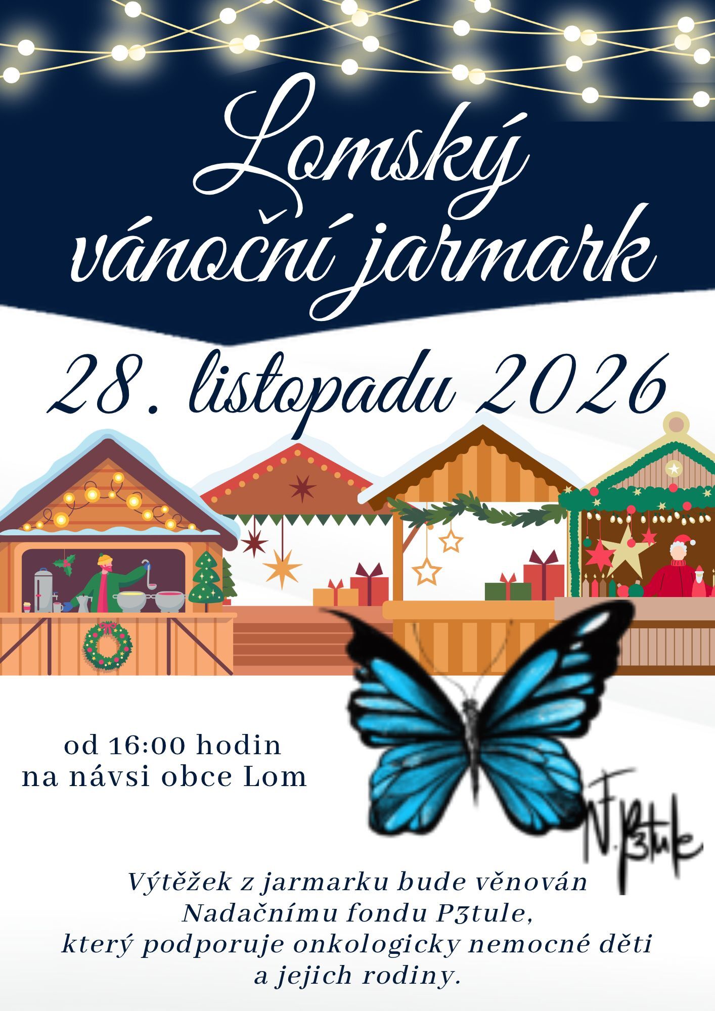Lomský vánoční jarmark  28. listopadu 2026