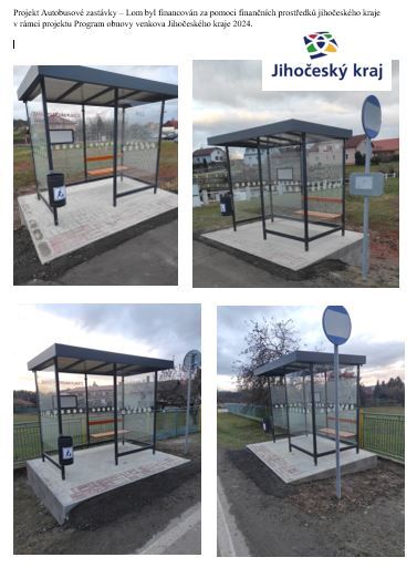 Autobusové zastávky Lom